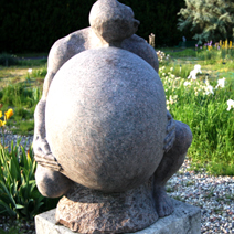 Zdj. nr 319;  Rzeźba w Powsinie.